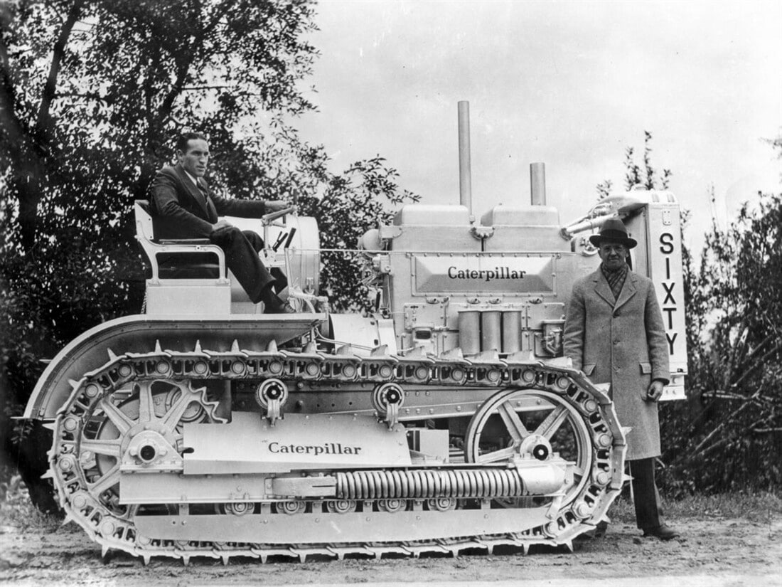 Early Caterpillar Equipment B & W