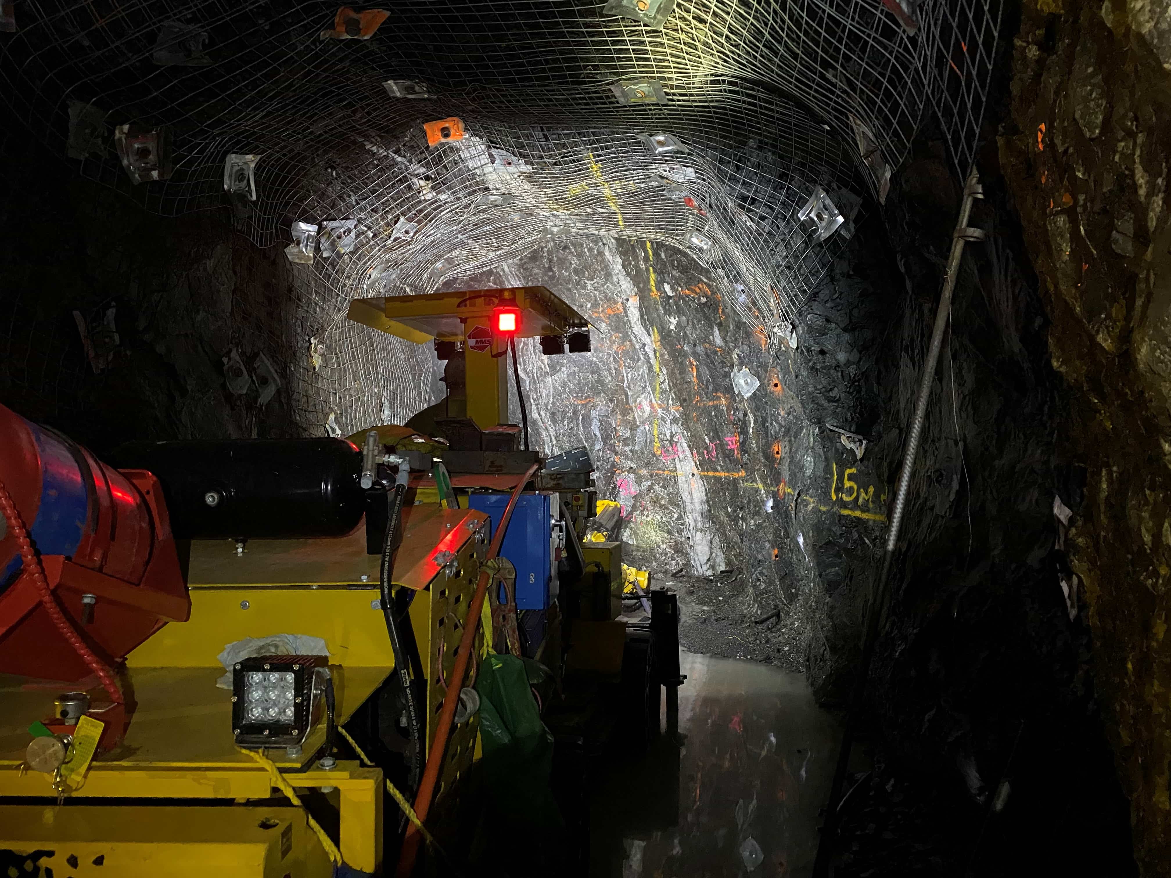 Underground Mining Drill Operating